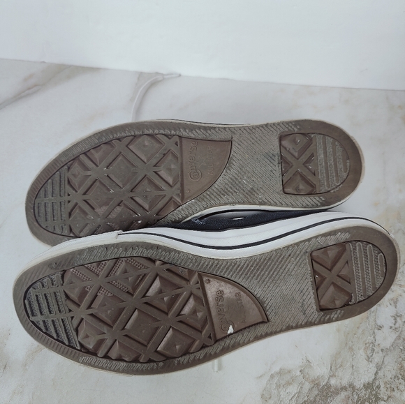 Converse Chuck Taylor All Star Black Canvas Low Sneakers, 7(M) 9(W) - Picture 10 of 13